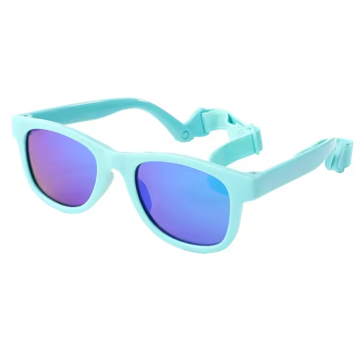 Gafas de Sol Polarizadas Flexibles para Bebé Recién Nacido Marco Cuadrado de Silicona UV400 - 1