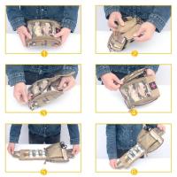 Bolsa para botiquín de primeros auxilios, botiquín médico para acampar, senderismo, caza, herramienta de supervivencia, bolsa de cintura - details 2
