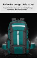 Mochila impermeable de senderismo para hombres y mujeres, mochila multifuncional para viajes de aventura al aire libre, 50 litros - details 11