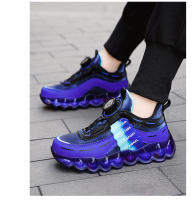 Zapatillas deportivas antideslizantes para niños y niñas, zapatos de cuero impermeables, ligeros, bonitos, rosas, informales, tenis para correr - details 15