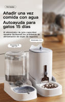 Alimentador Automático de Mascotas Bol para Alimentación de Gatos y Perros de Plástico Transparente - details 6