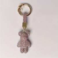 Llavero Creativo De Diamante Puro En Aleación Con Cadena De Garras Llavero Para Bolsa Colgante Sin Marca Origen China - details 1