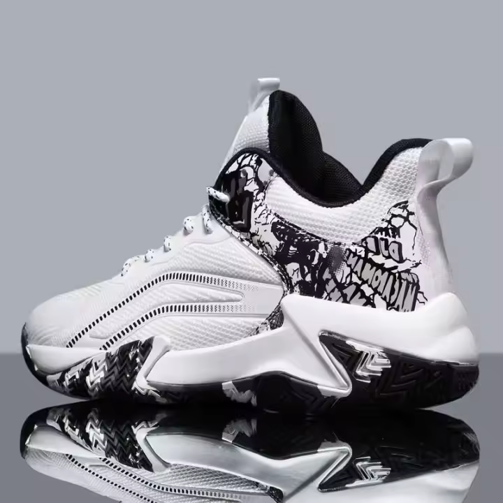 Dropshipping, logotipo de marca de alta calidad, nuevo diseño, zapatos de baloncesto deportivos de moda para hombres - 1