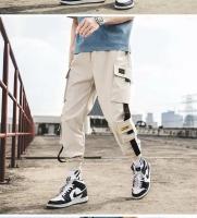 Pantalones Joggers de Verano para Hombres Moda Casual de Sudadera con Bolsillos Estilo Army Green - details 0