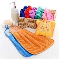 Toalla de mano de terciopelo Coral, suministros de baño, paño suave y absorbente, paños de cocina, accesorios de cocina - details 5