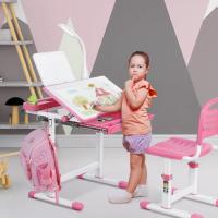 Escritorio para niños y estudiantes, mesa ergonómica y juego de descongelación, con cajón, soporte de lectura, lámpara LED regulable, altura ajustable - details 20