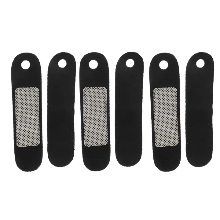 Muñequera de therapy magnética para el cuidado de la Salud, Alivio del daño de artritis, girantes, cinturón de Turmalina, autocalentamiento, Nuevo, 3 Pares - 1
