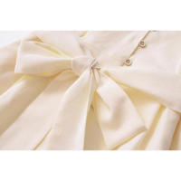 Vestido casual de verano para mujer, con botones, cinturón, manga corta, cuello de solapa, línea A, mini, para oficina. - details 7