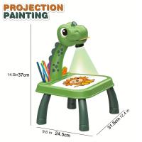 Mesa de Proyección para Niños en Forma de Pony Tablero de Dibujo de Graffiti Eléctrico con Música - details 9