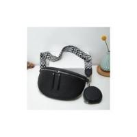 Riñón de media luna para mujer, bolso de pecho informal de cuero de PU con billetera pequeña, bolsos cruzados de gran capacidad - details 3