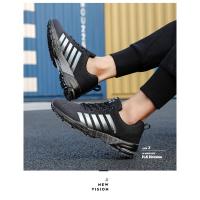 Zapatillas de correr transpirables para hombre, zapatos informales antideslizantes de gran tamaño, cómodos para caminar y trotar, Unisex - details 18