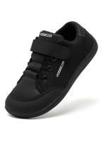 HOBIBEAR Kids Wide Toe Barefoot Shoes Boys Girls  Minimalist Sneakers Lightweight Hook Loop Mesh Artificial Leather Shoes - details 15