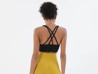 Sujetador deportivo con espalda cruzada para mujer, Bralette recortado para gimnasio, Yoga, Sexy, transpirable, ropa interior, 25 colores - details 12