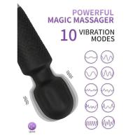 Femenino Mini Av Vibrator Pequeño Masajero Juguetes Sexuales Adultos Clitoral Estimulador del Punto G 10 Modos de Vibración USB Recargable Impermeable - details 0