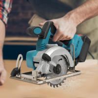 Sierra circular eléctrica inalámbrica con batería de litio y cargador Corte de madera Enchufe europeo de 4000 rpm para cortar madera, baldosas cerámicas, mármol, tuberías, placas, metal - details 2