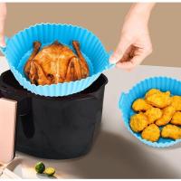 Molde para freidora de aire de 6 piezas, plato para Pizza, bandeja para parrilla, cesta para hornear, accesorios, herramienta de cocina, Gel de sílice - details 2