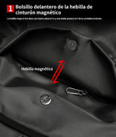 Mochila sencilla para hombre, mochila de viaje de ocio, bolsa para ordenador de 15,6 pulgadas - details 5