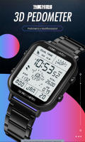 SKMEI-reloj Digital deportivo para hombre, cronómetro con contador de pasos, cálculo de calorías, Cuenta atrás, calendario - details 0