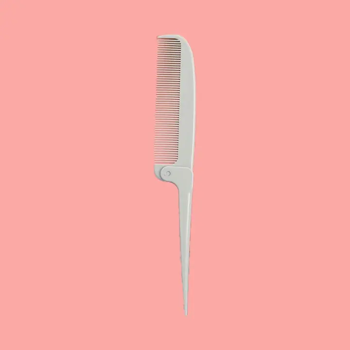 Herramientas de estilismo para el cabello, peine dental para salón de peluquería, cepillo para teñir el cabello, masajeador de cabeza, cepillo de pelo de cola puntiaguda, peine plegable para el cabello - 1