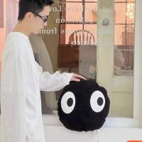 Almohada de Peluche Suave de Coal Negro con Patas Largas y Diseño de Dibujos Animados para Sofá de Casa y Cama de Coche Regalo de Anime - details 37