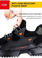 Zapatos de Satén Indestructibles para Hombres Botas de Trabajo de Acero Antideslizantes Transpirables a Prueba de Agujas Ligeras y Cómodas - details 15