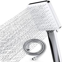Ducha de alta presión de mano de ahorro de agua Duchas para el baño con grifos de ducha ajustable Juego de accesorios de baño - details 0