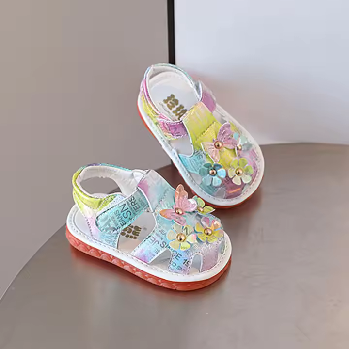 Zapatos de algodón para bebés y niñas, calzado Retro de fondo suave para primeros pasos, primavera y otoño, 0 a 18 meses - 1