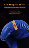 Guantes boxeo 12 oz hombre mujer MMA Sparring artes marciales muay thai niños kick boxing entrenamiento Equipos de protección - details 4