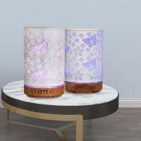 Humidificador de aire ultrasónico de 100ml, difusor de aceite esencial de Mariposa de aromaterapia con LED de 7 colores - details 2