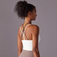 Ropa interior deportiva de realce para mujer, sujetador de Yoga para Fitness, gimnasio, entrenamiento, correr, camiseta sin mang - details 11