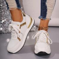 Zapatillas De Mujer 2023 Nuevas Plataforma Cómodas De Cuero Parcheado Zapatos De Correr Al Aire Libre Deporte Casuales Ladies - details 26