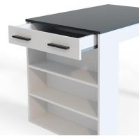 Mesa de Bar Reposo, Antracita/Blanco, 67 x 100 cm - details 5