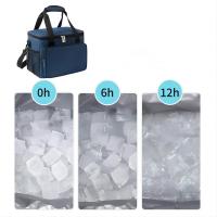 Fiambrera impermeable y aislada Bolsa de almuerzo reutilizable con correa ajustable para el hombro - details 9