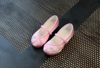 Zapatos Hanfu para niños, zapatos de princesa bordados hechos a mano para niñas, puesta en escena tradicional, zapatos de tela nacionales de moda para niños - details 9