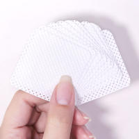 Limpiador de toallitas sin pelusa, almohadilla de papel, removedor de esmalte de uñas de Gel, pegamento de extensión de pestañas, herramienta de eliminación suave absorbente para herramienta de Arte de uñas - details 5