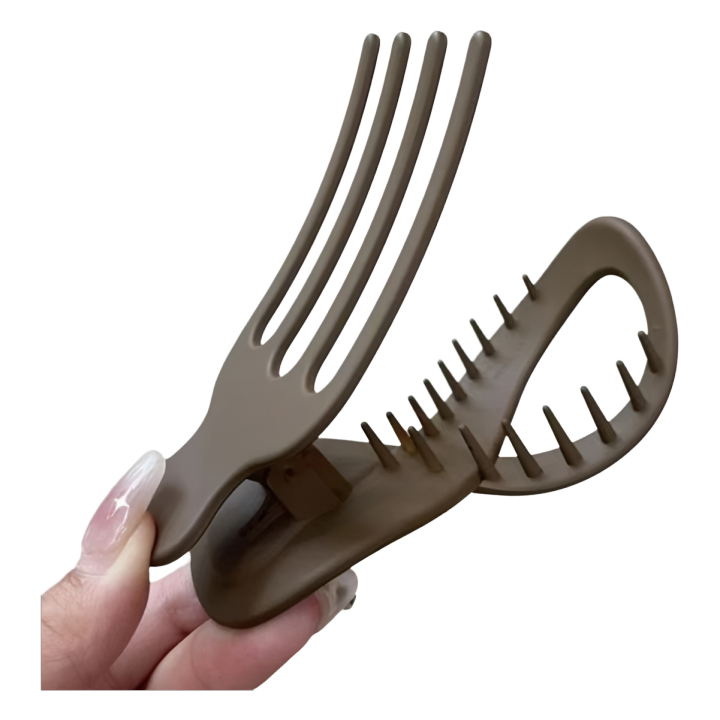 Matte Finish 8-Shaped Hair Grips for Women Professional Salon Hair Clamps Fixed Hair Clips  Trend PC Hair Clip Shark Hair Claw
