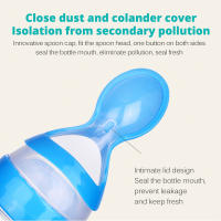 Botella de Alimentación para Bebés SLAIXIU Cuchara de Leche para Entrenamiento Complemento Alimenticio Material de Silicona Estilo de Botella de Cuello Ancho - details 2