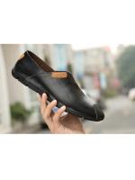 Zapatos de verano para hombre de piel auténtica, talla grande, estilo británico, informales, con agujeros y transpirables de piel de vaca. - details 2