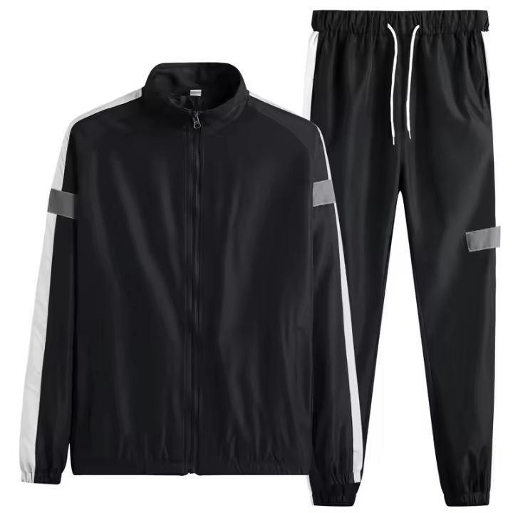 Traje deportivo de talla grande para hombre y mujer, ropa deportiva informal para correr, chaqueta - 1