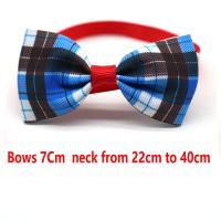 Corbata de Perro y Gato con Diseño de Cuadro Ajustable 20 Piezas Accesorios de Aseo para Mascotas Pequeñas - details 2
