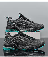Zapatillas de correr para hombre, zapatos deportivos transpirables para exteriores, zapatillas ligeras con cojín de aire, calzado de entrenamiento atlético cómodo - details 6