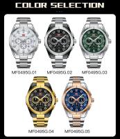 Reloj de Cuarzo Impermeable Correa de Acero Inoxidable Empleado en Casual Luminoso - details 2