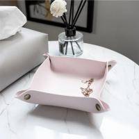 Bandeja de Almacenamiento Estilo Nórdico PU Organizador de Escritorio para Joyas, Cosméticos, Decoración del Hogar - details 2