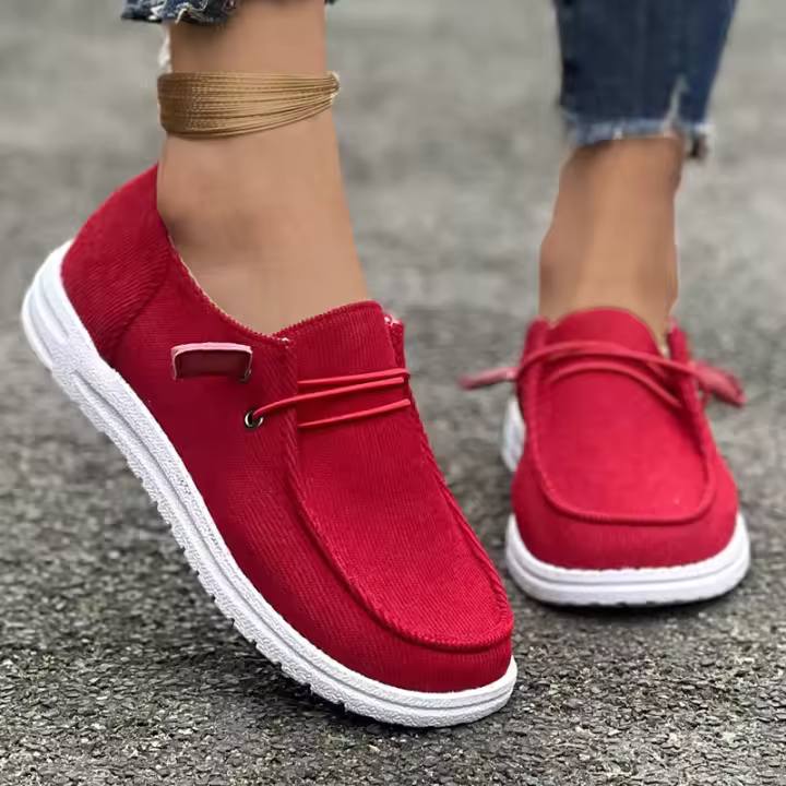 Zapatos vulcanizados informales para mujer, mocasines cómodos sin cordones para deportes al aire libre, 2024 - 1