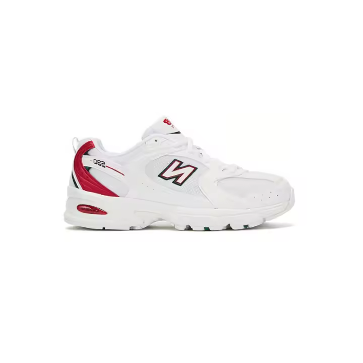 LETEN Authentic NB 530 Sier Blanco Rojo / Gris Rosa Hombres Mujeres Zapatillas Pegatinas de pared - 1