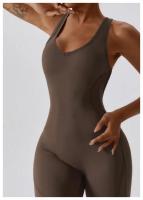 Mono de Yoga Ballet Sin Mangas Almohadilla de Pecho Alta Elasticidad Ropa Deportiva para Fitness - details 3