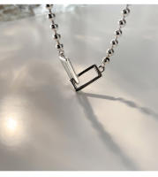 Pulsera De Beads Geométricas De Plata Esterlina 925 Para Mujeres Estilo Simple Y Temperamento Joyería De Mano Para Fiestas - details 9