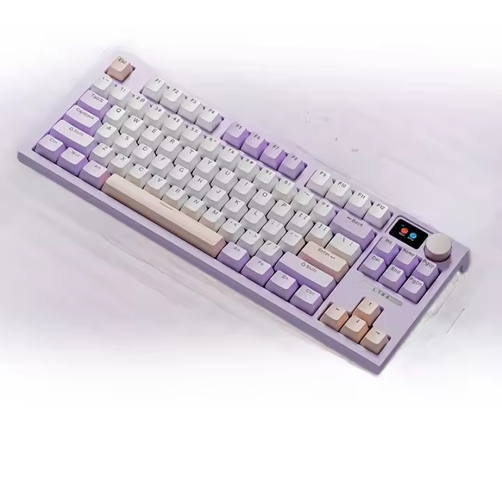 LT84 Teclado Mecánico Tri-modo Inalámbrico Bluetooth Con Cable Eje Verde Gaming Competición Oficina Teclado - 1