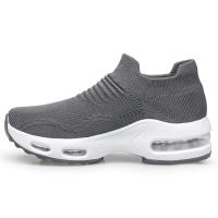 Nuevos zapatos para correr con colchón de aire para hombres y mujeres, zapatos deportivos transpirables,gris oscuro - details 6