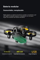Mini Drone HD 4K Quadcopter aire libre clítoris control remoto avión juguetes - details 4